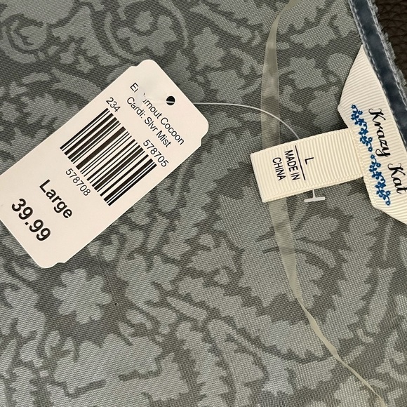 Sz Large Krazy Kat light Cardigan - Picture 9 of 9